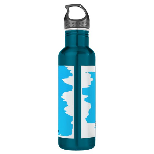 Fastball Baseball Pitcher Waterfles (Achterkant)