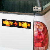 Fasten Seat Belt Sign Bumpersticker (Op Truck)