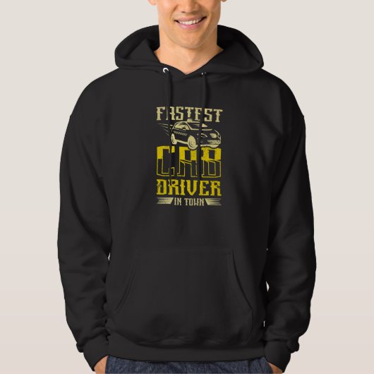 Fastest cab driver in town Premium Hoodie (Voorkant)