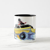 FASTFOOD 1956 Chevy GASSER Tweekleurige Koffiemok (Center)