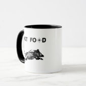 Fastfood beer grappige jacht mok (Voorkant links)