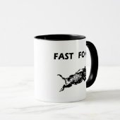 Fastfood beer grappige jacht mok (Voorkant rechts)