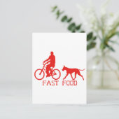Fastfood Briefkaart (Staand voorkant)