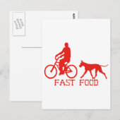 Fastfood Briefkaart (Voorkant / Achterkant)
