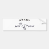 FASTFOOD_DEER BUMPERSTICKER (Voorkant)