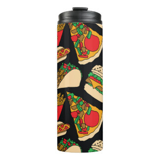 Fastfood Fiesta: patroonisolatie Thermosbeker