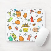 Fastfood Leuk Schattige Modern Muismat (Met muis)