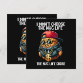 Fastfood nugget Ik heb niet gekozen voor het nugle (Voorkant / Achterkant)