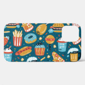 Fastfood pictogrammen:  Doodles Case-Mate iPhone Case (Achterkant (horizontaal))
