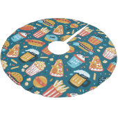 Fastfood pictogrammen: Doodles Kerstboom Rok (Gekanteld)