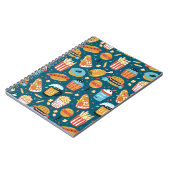 Fastfood pictogrammen: Doodles Notitieboek (Linkerzijde)