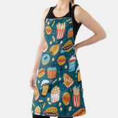 Fastfood pictogrammen:  Doodles Schort (Insitu)