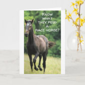 ***FASTFOOD VOOR HET PAARD** KRIJG WAT IK WIL OOK! KAART (Gele Bloem)