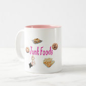 FastFoodGraphics Tweekleurige Koffiemok (Voorkant links)