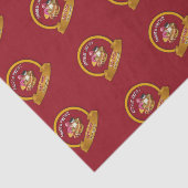 Fastfoodproducten Verpakking Aangepaste Logo Patro Tissuepapier (Detail)