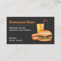 Fastfoodrestaurant Hamburger Hotdog Eetcafé