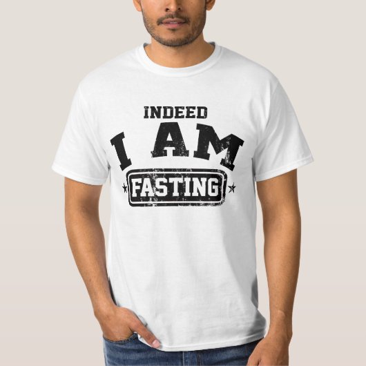 Fasting Dawah - Inderdaad, ik ben aan het kletsen T-shirt (Voorkant)