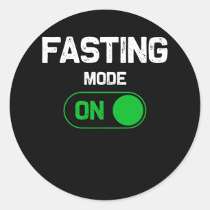 Fasting Mode op Ramadan Fasting Muslim Ramadan Ronde Sticker