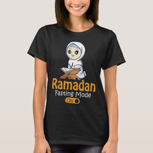 Fasting Mode Ramadan On Cool Islamic fasting Ide T-shirt (Voorkant)