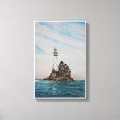 Fastnet Lighthouse, Cork, Ierland Canvas Afdruk (Voorkant)