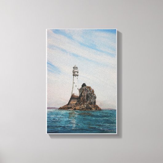 Fastnet Lighthouse, Cork, Ierland Canvas Afdruk (Voorkant)
