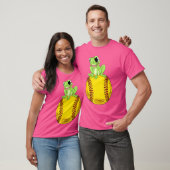 Fastpitch Frog Funny Softball T-shirt (Unisex)