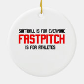 FastPitch Keramisch Ornament (Achterkant)