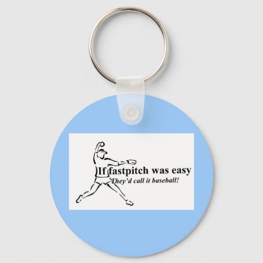 Fastpitch-Sleutelhanger Sleutelhanger (Voorkant)