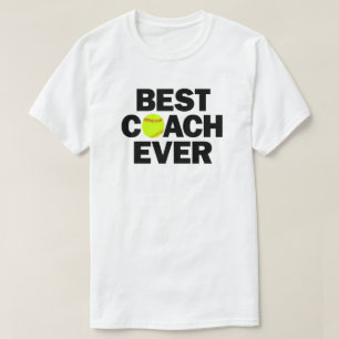 Fastpitch Softbal Beste Coach Ooit Heren T-shirt
