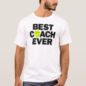 Fastpitch Softbal Beste Coach Ooit Heren T-shirt (Voorkant)