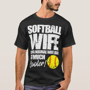 Fastpitch Softbal Coach Echtgenote T-shirt