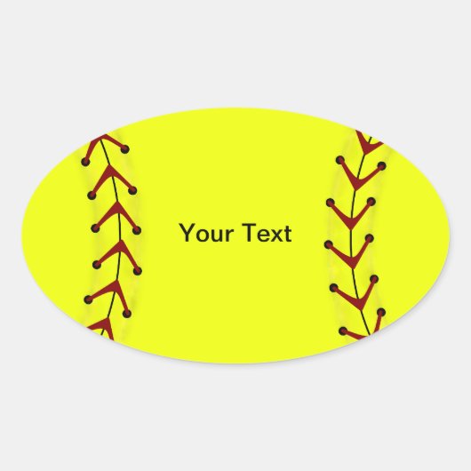 Fastpitch Softbal Stickers (Voorkant)