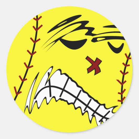 Fastpitch Softbal Stickers (Voorkant)