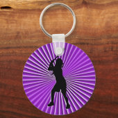 Fastpitch Softball Batter Sleutelhanger (Voorkant)