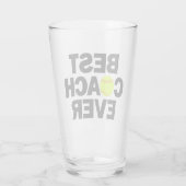 Fastpitch Softball Beste coach ooit Dank je wel Glas (Achterkant)