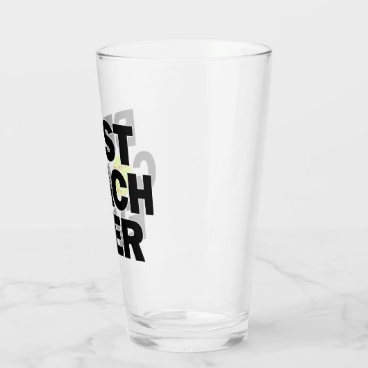 Fastpitch Softball Beste coach ooit Dank je wel Glas (Links)