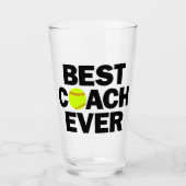 Fastpitch Softball Beste coach ooit Dank je wel Glas (Voorkant)