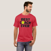 Fastpitch Softball Beste coach Ooit Mannen T-Shirt (Voorkant volledig)