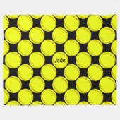 Fastpitch Softball Blanket Fleece Deken (Voorkant (Horizontaal))