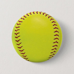Fastpitch Softball Button