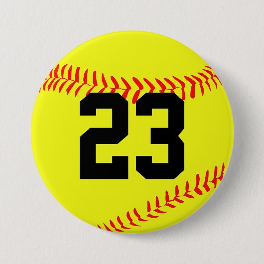 Fastpitch Softball Button Pin (Voorkant)