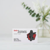 Fastpitch Softball Catcher's Profile Cards Visitekaartje (Staand voorkant)