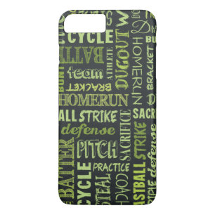 Fastpitch Softball Chalkboard Termen Case-Mate iPhone Case
