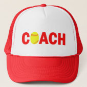 Fastpitch Softball Coach Fun Sports Trucker Pet (Voorkant)