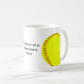 Fastpitch Softball Coffee Mok (Voorkant rechts)