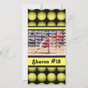 Fastpitch Softball-fotokaart