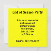 Fastpitch Softball Heart-uitvindingen Kaart (Achterkant)