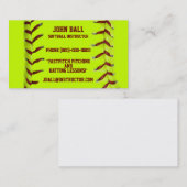 Fastpitch Softball Instructor Visitekaartje (Voorkant / Achterkant)