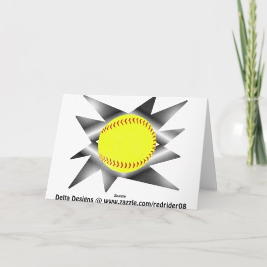 Fastpitch Softball Kaart (Achterkant)