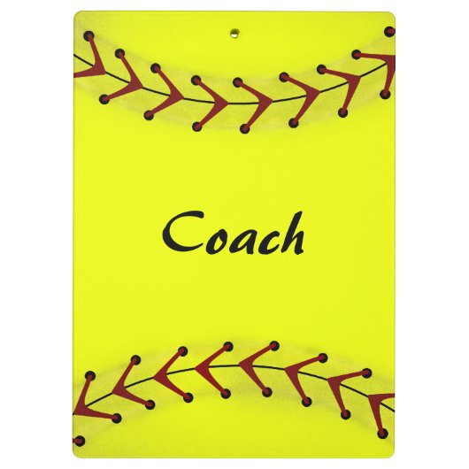 Fastpitch Softball-klembord Klembord (Achterkant)